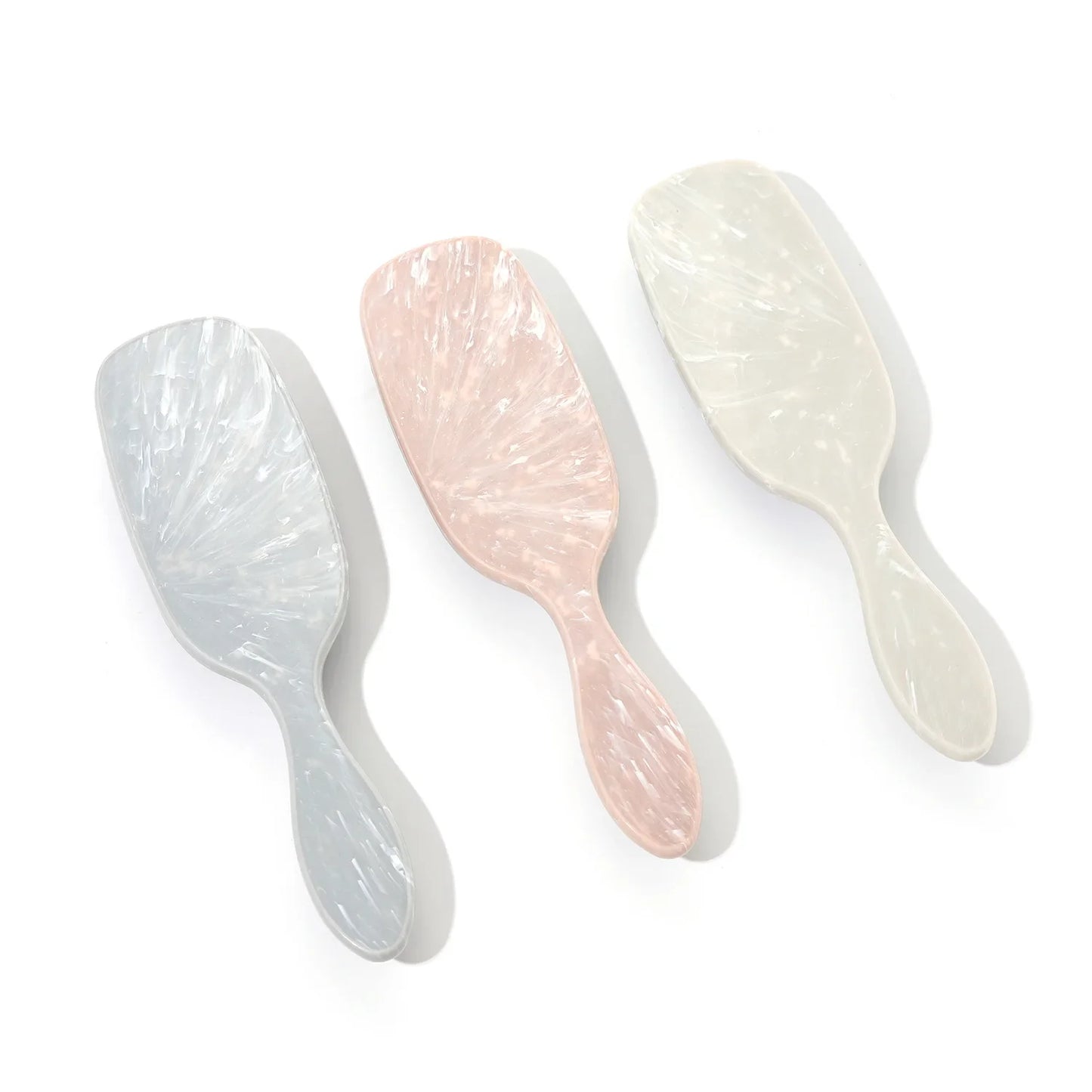 Marble Handle Hair Comb – Scalp Massager & Detangling Brush