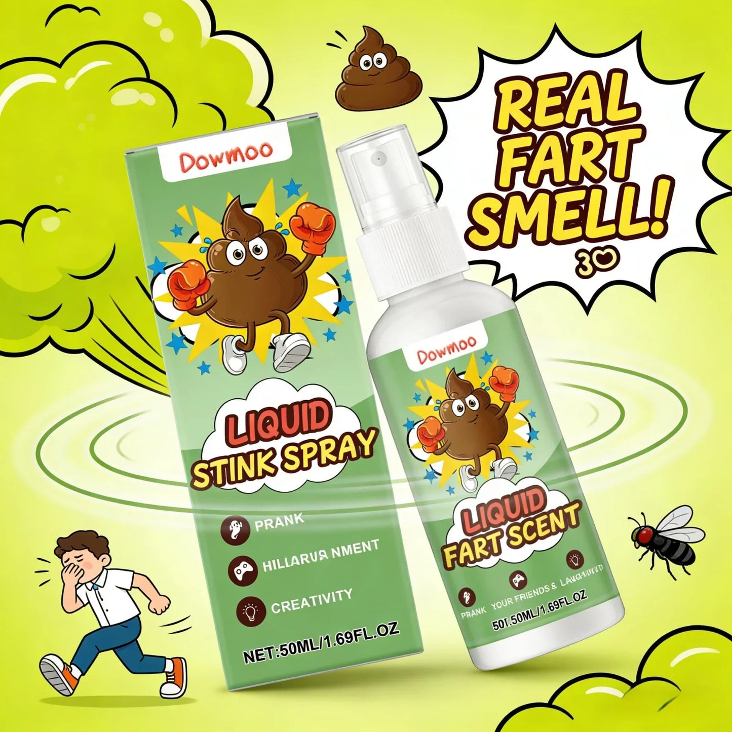 Fart Spray Prank Stink Bomb 50ml – Novelty Gag Gift Toy