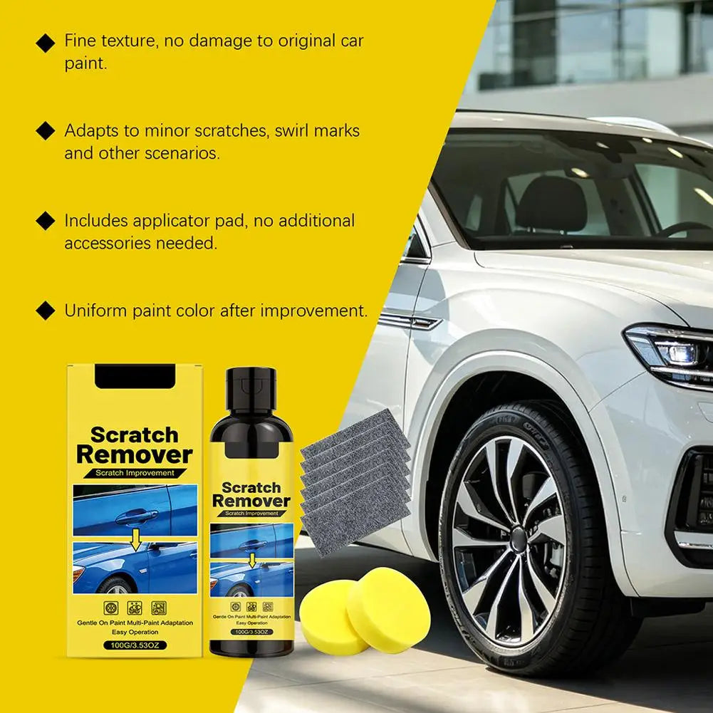 Car Scratch Remover Paint Care Tools Auto Swirl Remover Scratches Repair Polishing Auto Body Grinding Compound Anti Scratch Wax Peaceful Pleasures Health and Wellness