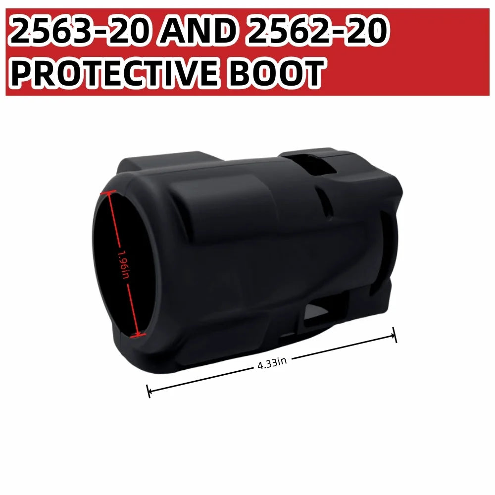 Rubber Boot for Milwaukee M12 1/2 & 3/8 Stubby Impact Wrench