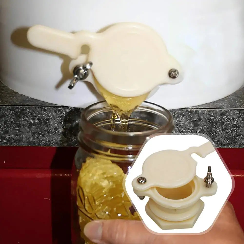 Bee Honey Faucet Gate Valve Extractor High-strength Nylon Flow Honey Mouth Healthy Safe Separator Beekeeping Tool Accessories Peaceful Pleasures Health and Wellness