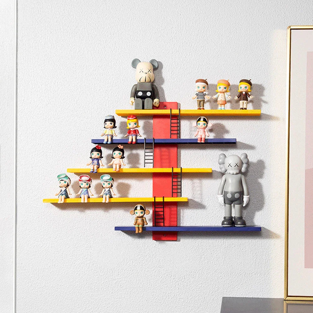 Wall-Mounted Floating Shelf for Figures & Blind Box Collectibles