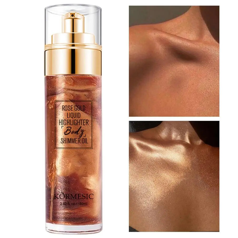 Body & Hair Glitter Spray – Shimmer Highlighter Makeup Mist