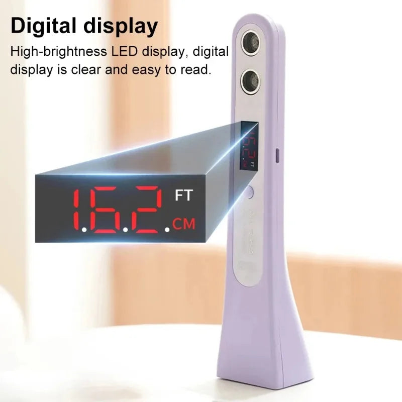 Portable Ultrasonic Digital Height Ruler for Kids & Adults Height Measuring Device Peaceful Pleasures Health and Wellness