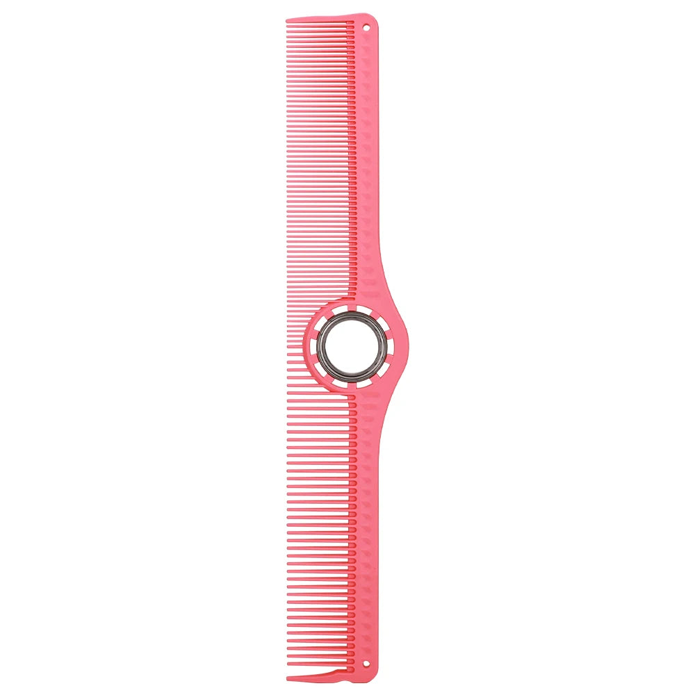 Professional Detangling Hair Comb with Metal Ring | Salon Tool