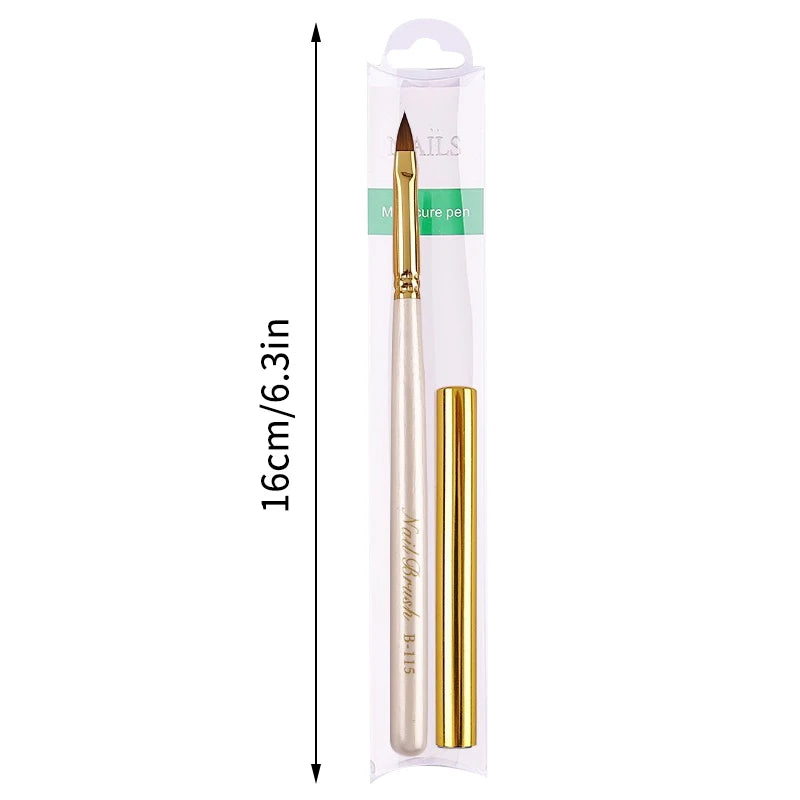 1 PCS Nail Brush For Manicure Art Brush Nail Salon Brush Gadgets Nail Supplies For Professionals Peaceful Pleasures Health and Wellness