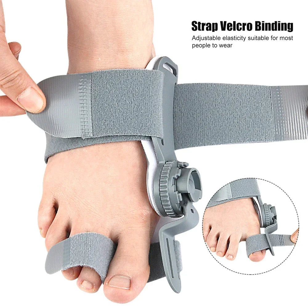 2-in-1 Bunion Corrector – Adjustable Toe Splint for Hallux Valgus Bunion Corrector Brace Peaceful Pleasures Health and Wellness
