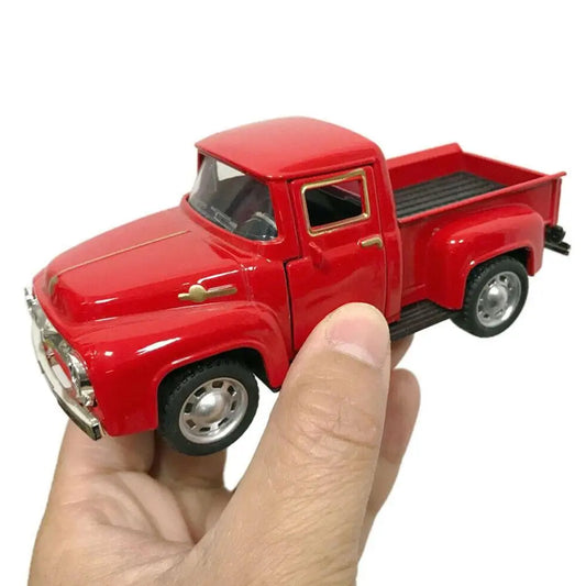 1:32 Diecast Classic Pickup Truck Pull-Back Model Car Toy Diecast Toy Vehicle Peaceful Pleasures Health and Wellness