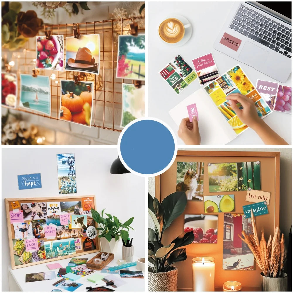 Bview Art Vision Board Dream Life Inspiration Stickers Cutouts Book