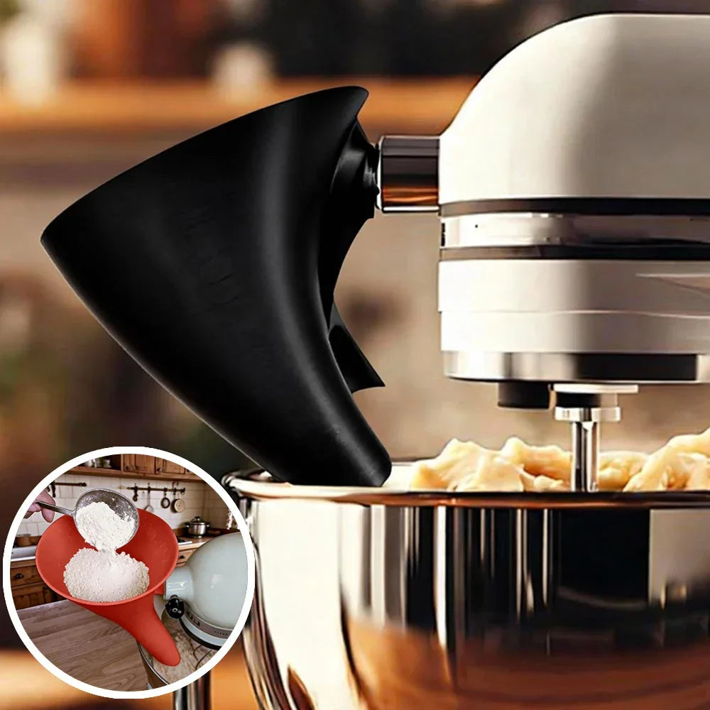 For Artisan Ksm150 5 Enables Guided Pouring Easy Pouring Design Flour Funnel - Prevents Spills & Messes, Kitchen Aid Funnel Tool Peaceful Pleasures Health and Wellness