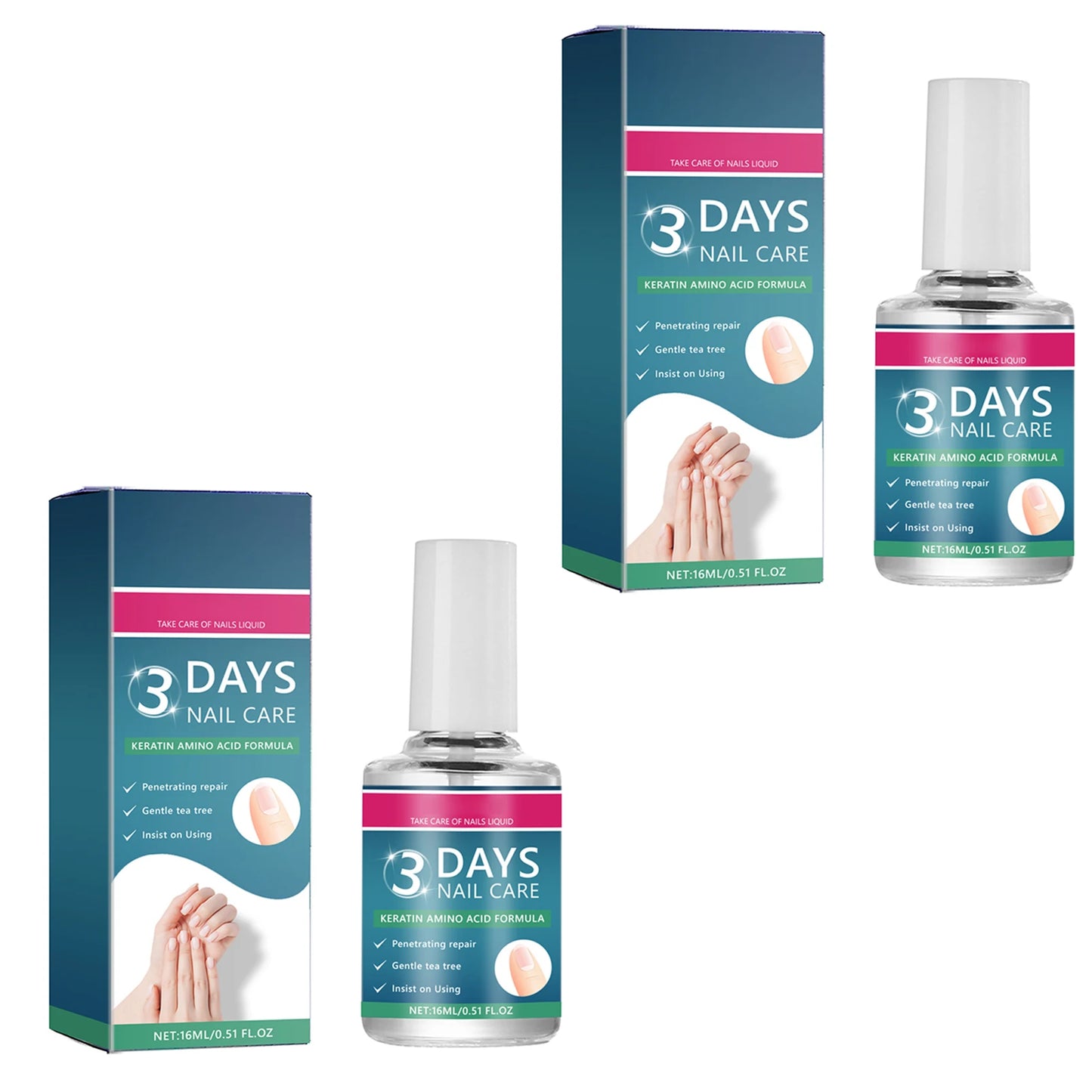 Keratin Amino Acid Nail Strengthening Serum & Repair Oil