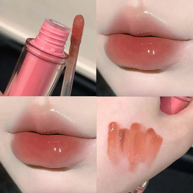 Crystal Jelly Lip Gloss | Plumping Waterproof Lip Glaze Tint