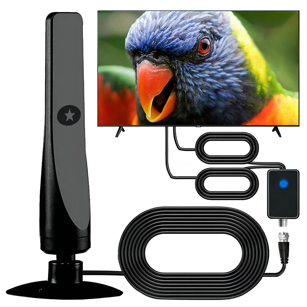 Portable HDTV Antenna with Amplifier – Indoor & Outdoor Peaceful Pleasures Health and Wellness