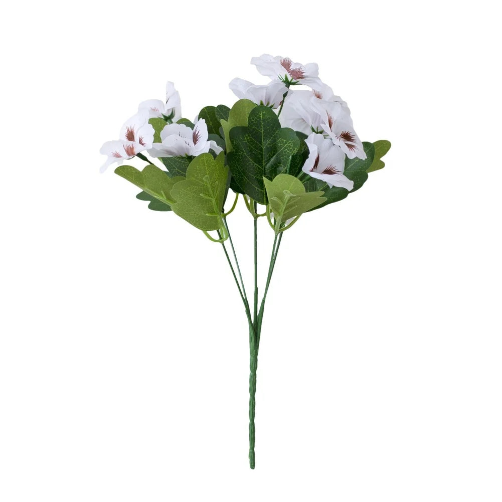 Spring Artificial Pansy Silk Flower Home Outdoor Mall Decor Bouquet