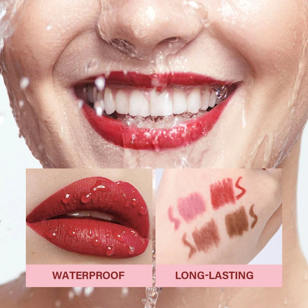 Long-Lasting Waterproof Lip Liner Lip Pencil Color Cheat Precise Shaping Moisturizing Smooth Create Sexy Lip Shape Cosmetics Peaceful Pleasures Health and Wellness