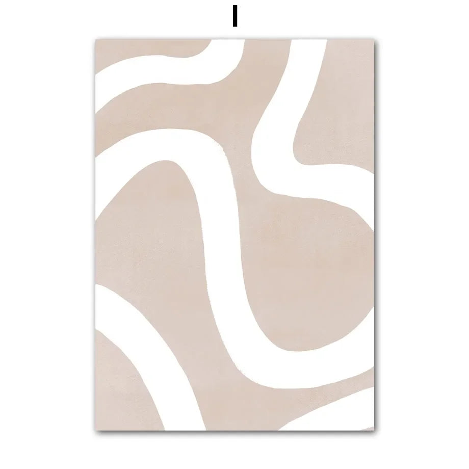 Canvas Painting Flower Line Draw Lover Face Color Block Abstract Posters And Prints Wall Art Pictures Living Room Home Decor Peaceful Pleasures Health and Wellness A 55x75cm