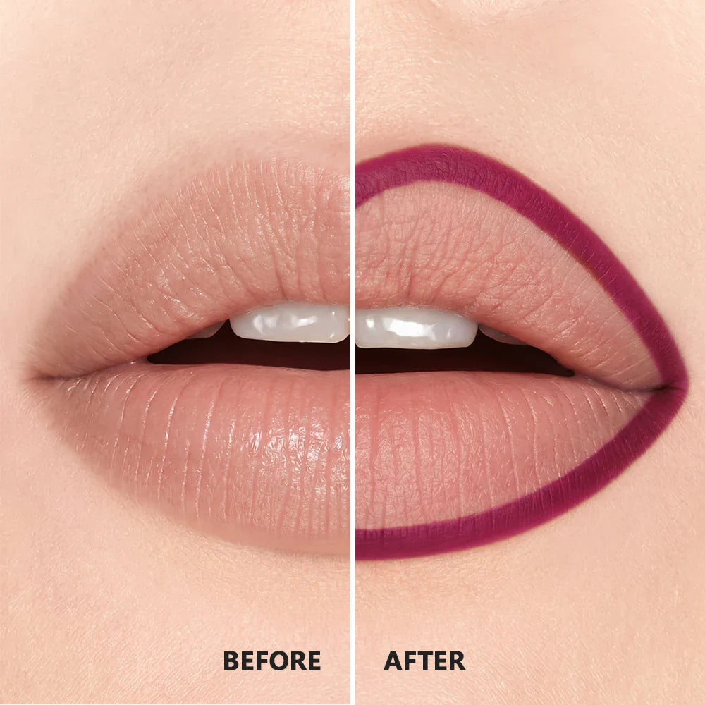 12-Piece Semi-Matte Lip Liner Set – Waterproof & Pigmented
