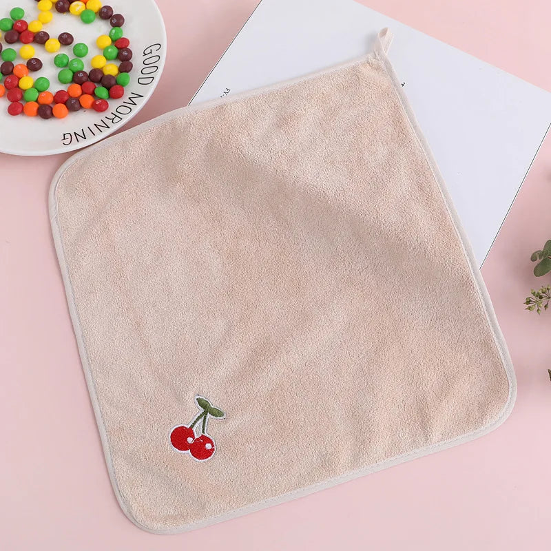 Cartoon Baby Face Towel | Soft Absorbent Washcloth 30x30cm