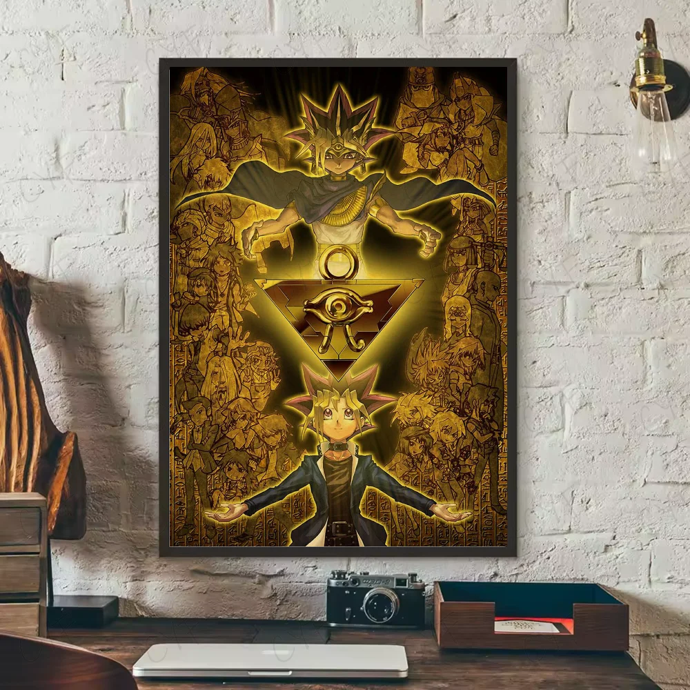 Yu-Gi-Oh! Classic Anime Poster HD Waterproof PVC Wall Art Anime Wall Poster Peaceful Pleasures Health and Wellness z3 15X20cmNoframe