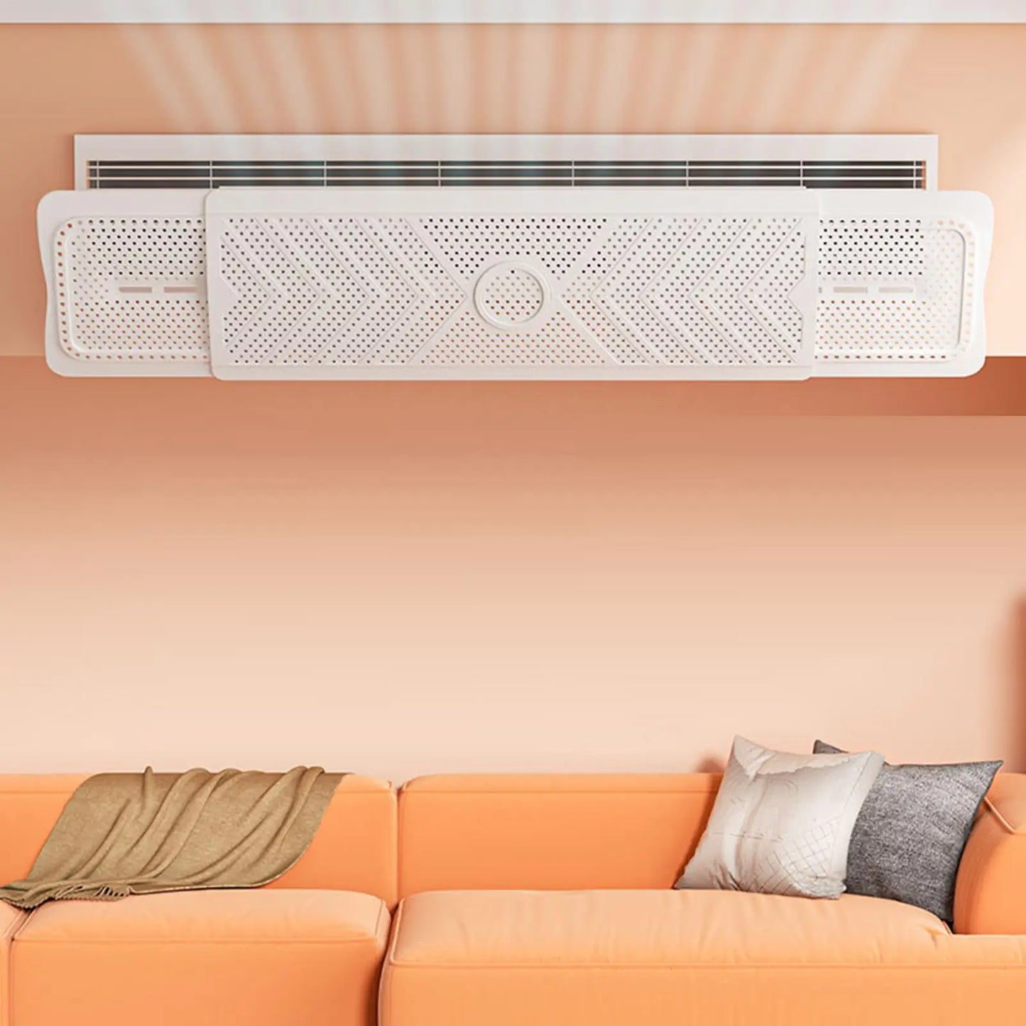 AC Vent Deflector – Adjustable Wall-Mounted Air Guide Baffle