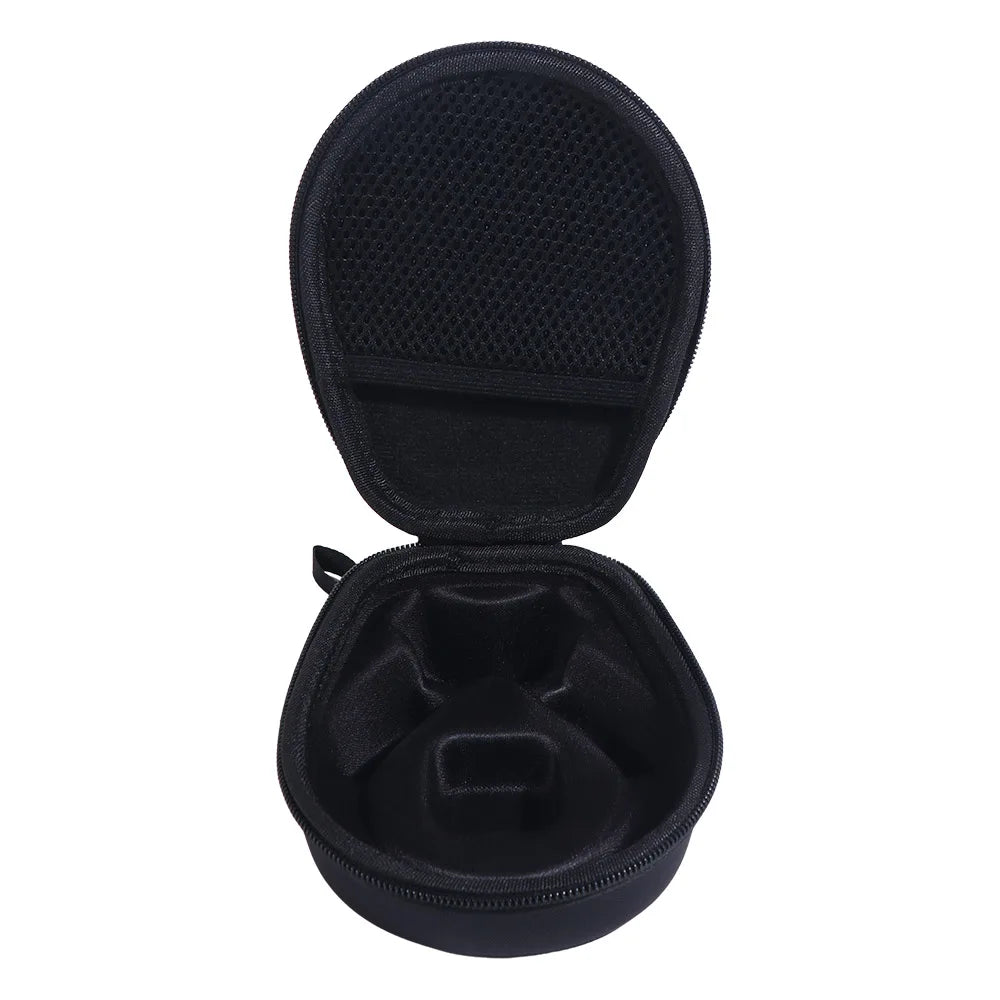 EVA Bone Conduction Headphone Box Shockproof Portable Earphone Storage Bag Protective Hard Shell Headset Carrying Case Outdoor Peaceful Pleasures Health and Wellness Black