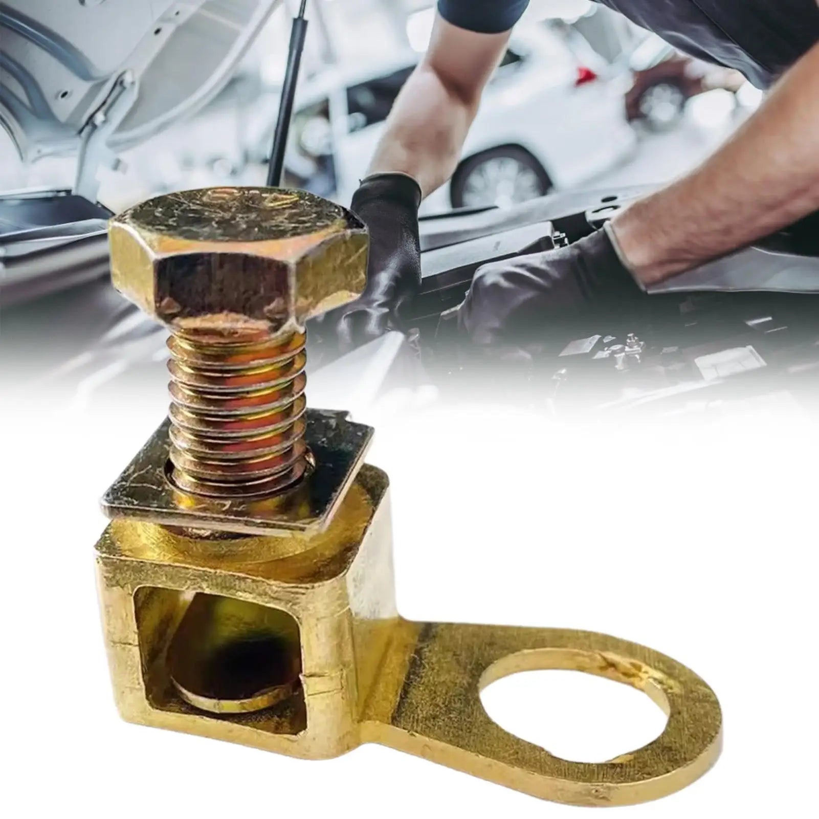 Battery Terminals Safe Portable High Conductivity Copper Heavy Duty Battery Cable Ends For Car Truck SUV RV Van, Repair parts Peaceful Pleasures Health and Wellness