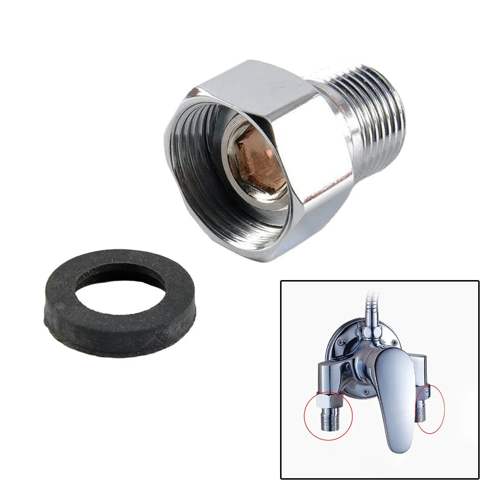 304 Stainless Steel Radiator Valve Tail 3/4" Female x 1/2" Male