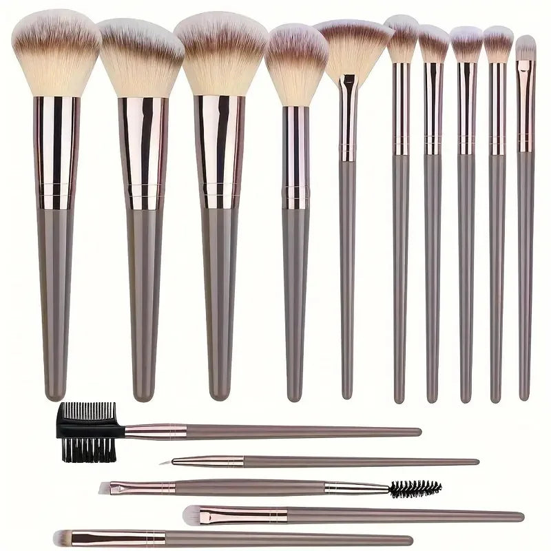 RUNTOIN Makeup Brush Set 3–20 Pcs | Soft Synthetic Brushes
