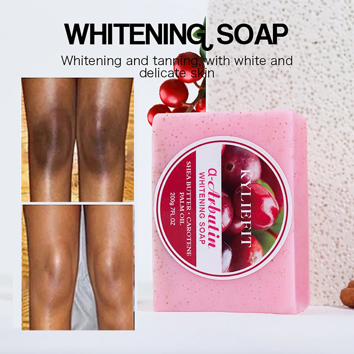 AILKE Arbutin Brightening Soap Bar – All Skin Tones, 200g