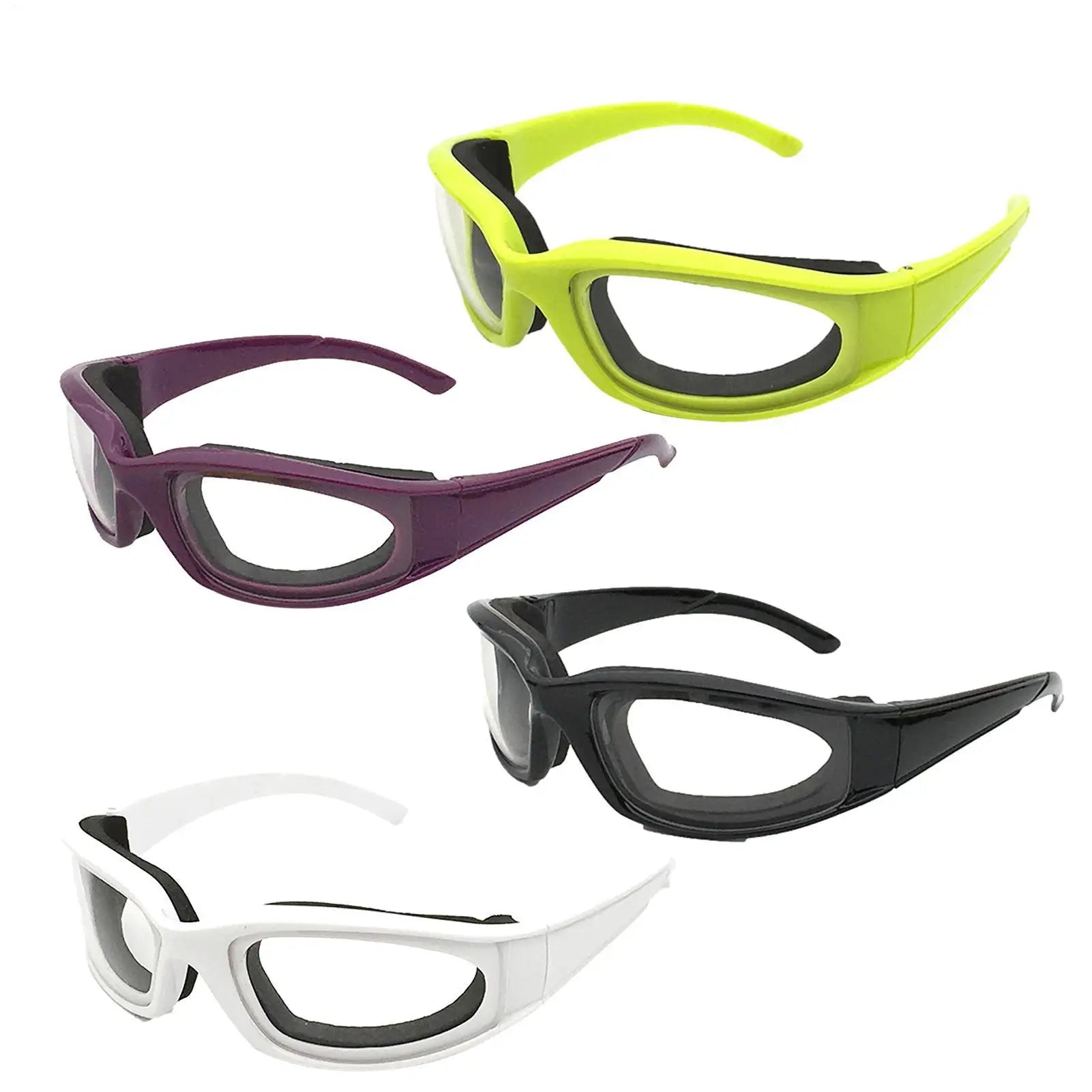 Anti-Crying Onion Goggles No-Tear Eye Protection for Kitchen Cooking with Anti-Fog Lens Universal Fit Over Prescription Glasses Peaceful Pleasures Health and Wellness