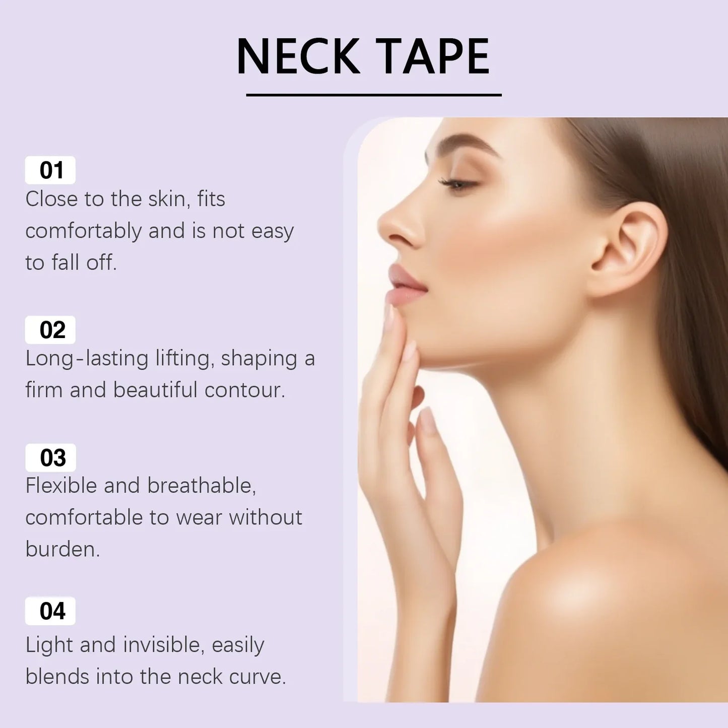 VIARELINE Neck Tightening Patch – Firm & Smooth Neck (20pcs)