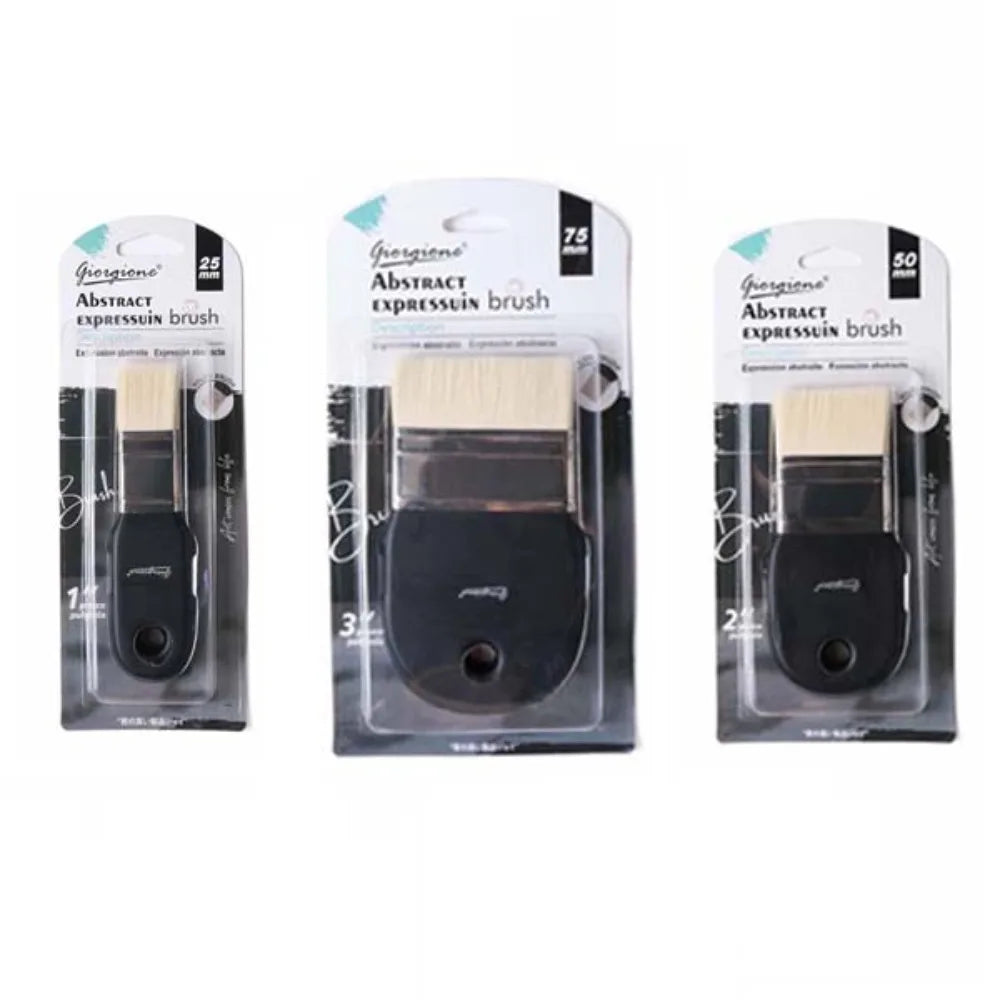 3pcs/set Soft Hair Drawing Board Brush Plastic Lightweight Nylon Paint Brush Black Elastic Wall Painting Art Supplies Watercolor Peaceful Pleasures Health and Wellness 3PCS