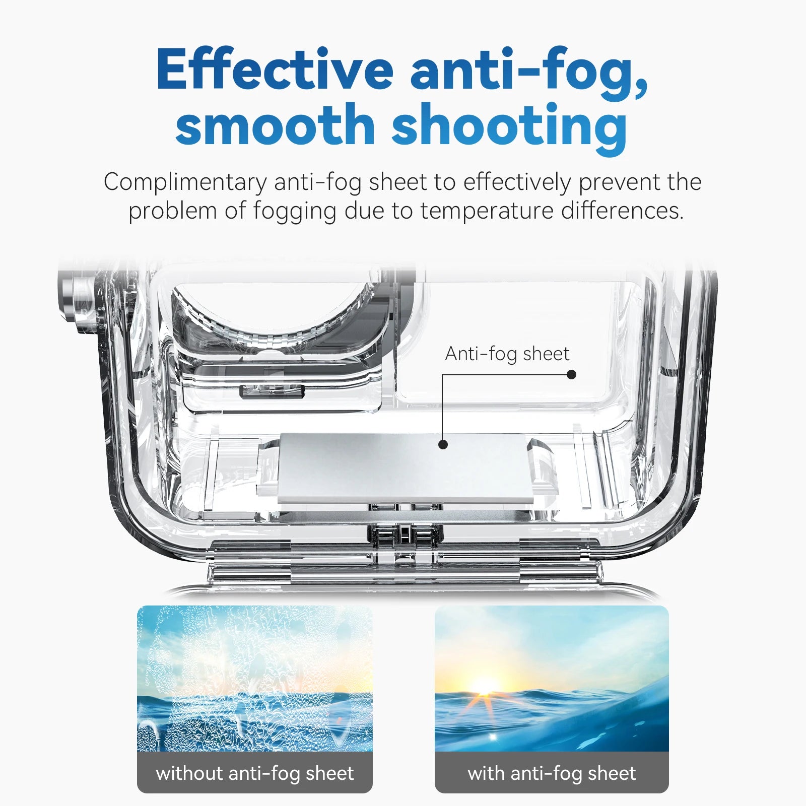 TELESIN 45M Waterproof Case For DJI OSMO Action 3 4 5 pro Camera Accessories Underwater Diving Housing High Definition Cover Peaceful Pleasures Health and Wellness