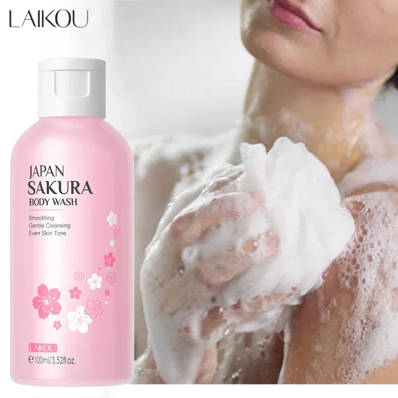 LAIKOU Sakura Shower Gel – Moisturizing Cherry Blossom Body Wash