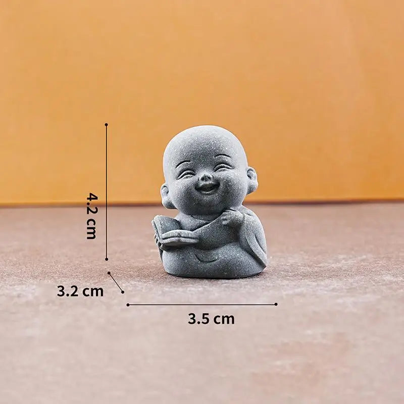Zen Monk Statues | Resin Figurines for Meditation & Home Decor