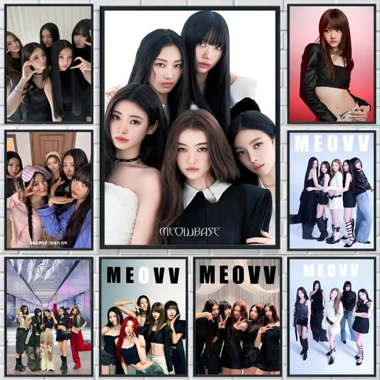 Kpop M-meovv HD Waterproof Self-Adhesive Wall Art Poster Wall Art Poster Peaceful Pleasures Health and Wellness