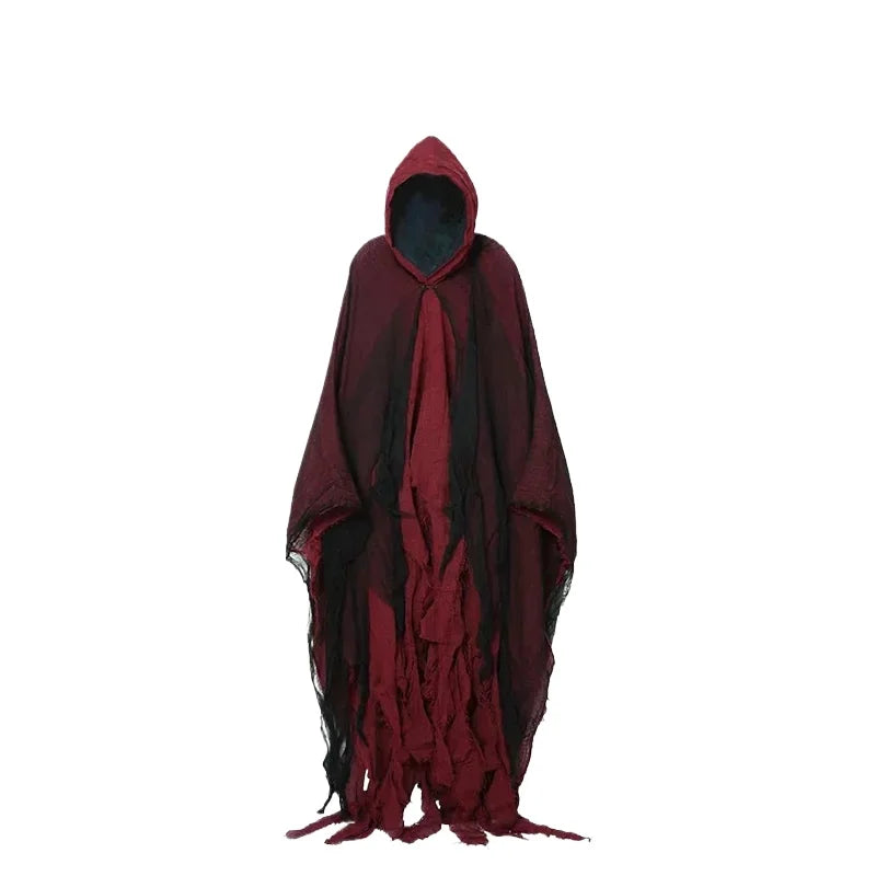 Halloween Hooded Cloak Cape | Ghost Zombie Cosplay Costume