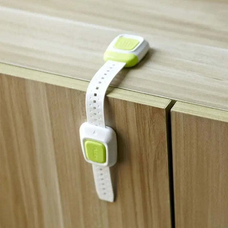 Child Safety Strap Locks for Drawers, Fridge & Cabinets