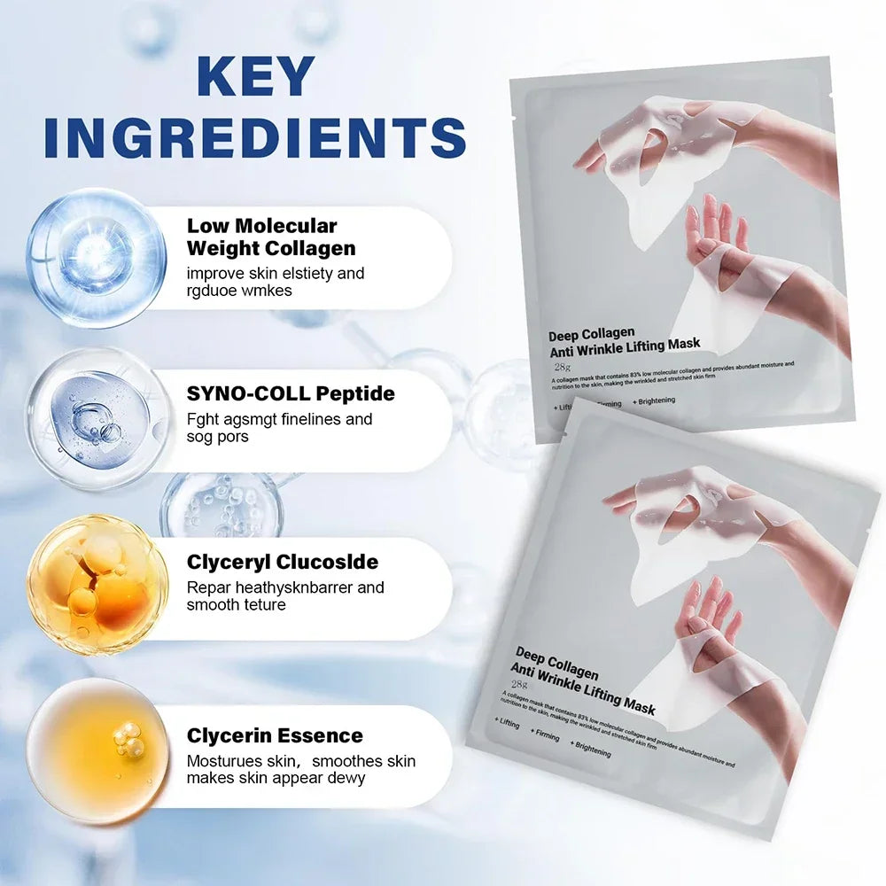 Deep Collagen Overnight Face Mask – Lifting & Firming 5-Pack