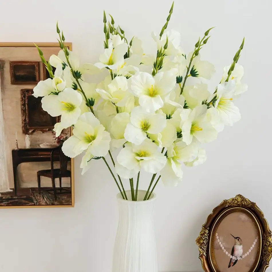 Artificial Moth Orchid Silk Flowers | Wedding & Home Décor 2/4 Pcs