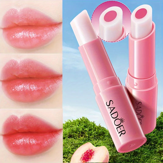 Honey peach sandwich warm changing water lipstick moisturizing warm changing lipstick 2.5g Peaceful Pleasures Health and Wellness