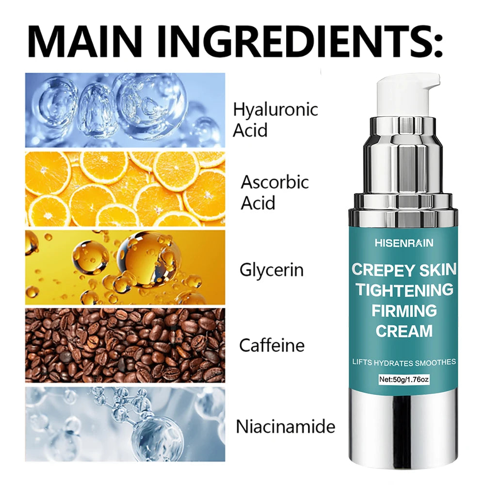 HISENRAIN Niacinamide & Glycerin Eye Cream- Anti-Aging, Brightening, Hydrating, Reduces Dark Circles & Puffiness, Fast Shipping. Peaceful Pleasures Health and Wellness