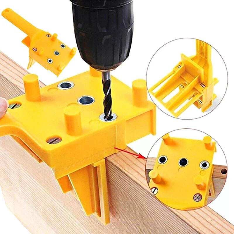 Pocket Hole Drill Guide | Straight Hole Locator for Woodworking Pocket Hole Jig Peaceful Pleasures Health and Wellness