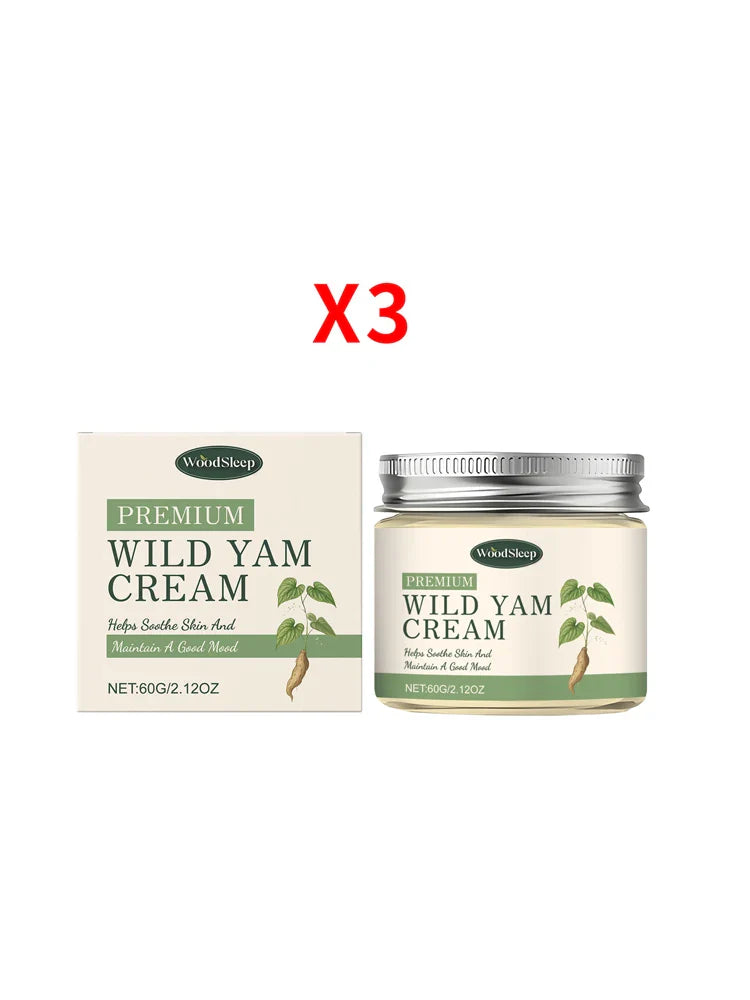 WOODSLEEP Wild Yam Body Cream – Botanical Women's Cream 60g
