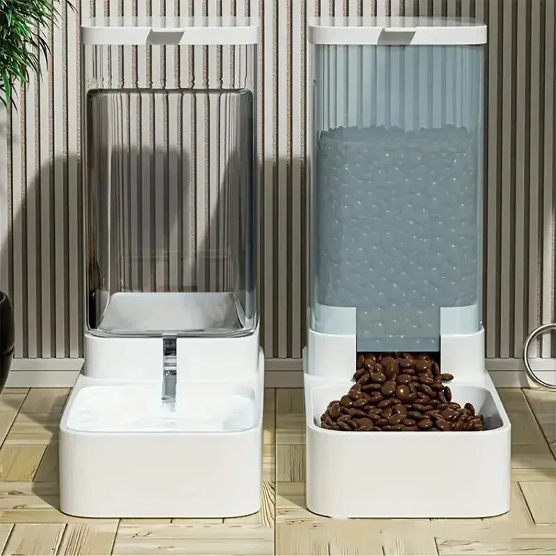 Gravity Dog Feeder & Water Dispenser Set – 3.8L BPA-Free