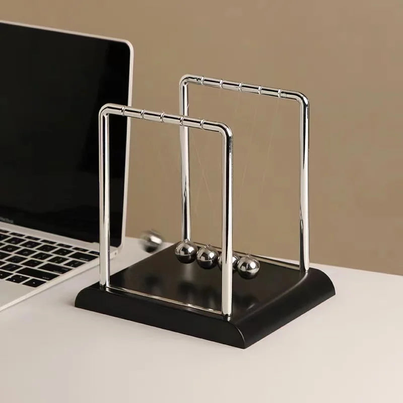 Newton's Cradle Pendulum – Desk Decor & Physics Toy