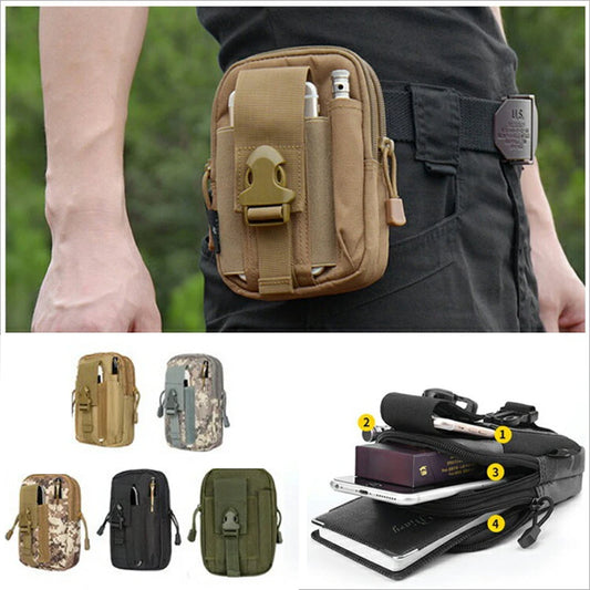 Tactical Molle Pouch Men Camouflage Riding Locomotive Belt Hanging Waist Bag Packs Pochet for Running Travel Camping Hunting ﻿ Peaceful Pleasures Health and Wellness