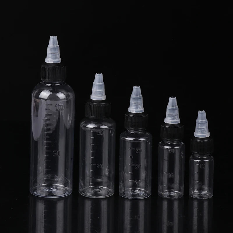 Refillable Squeeze Bottles Twist Cap & Graduated Scale | 10–100ml