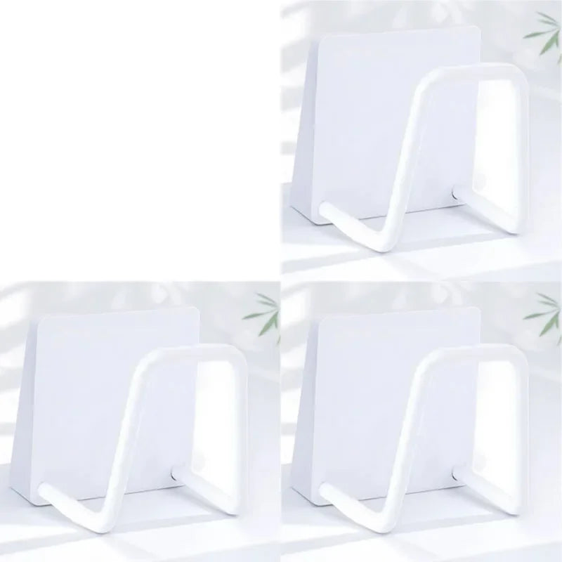 1pc-6pcs Stainless Steel Sink Sponge Rack For Sponge Steel Wire Ball Draining Paste The Inner Wall Of The Sink Kitchen Supplies Peaceful Pleasures Health and Wellness white-3pcs