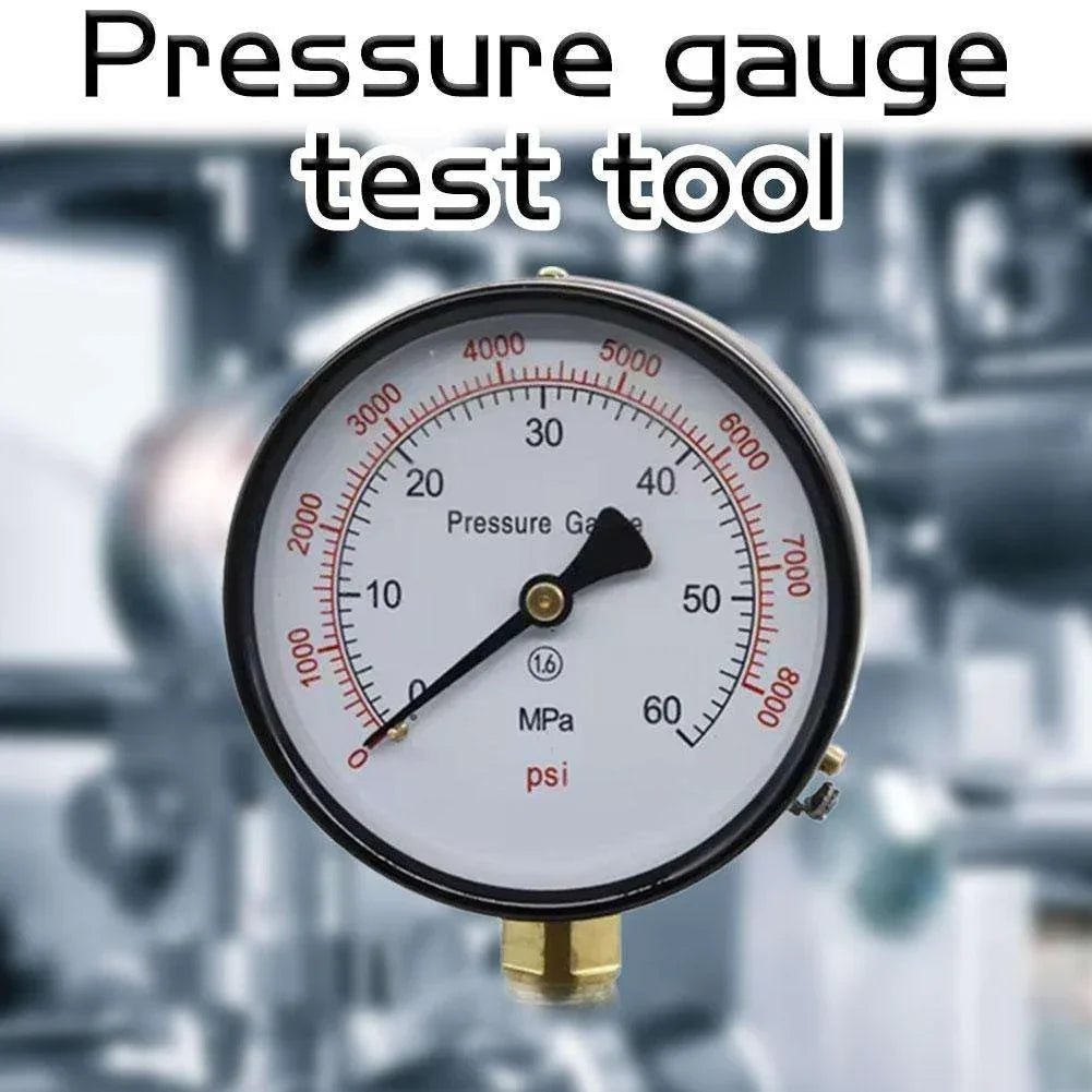 0-60Mpa Pressure Gauge for S60h Diesel Injector Nozzle Tester, 0-8000Psi Pressure Meter Testing Tool Peaceful Pleasures Health and Wellness